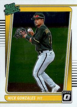 2021 Donruss Optic - Rated Prospect #RP6 Nick Gonzales Front