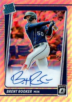 2021 Donruss Optic - Rated Rookie Signatures Holo #RRS-BR Brent Rooker Front