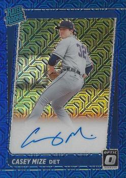 2021 Donruss Optic - Rated Rookie Signatures Blue Mojo #RRS-CM Casey Mize Front