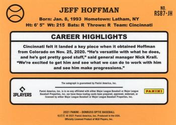 2021 Donruss Optic - Retro 1987 Signatures #RS87-JH Jeff Hoffman Back