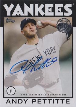 2021 Topps Update - 1986 Topps Baseball 35th Anniversary Autographs #86A-APE Andy Pettitte Front