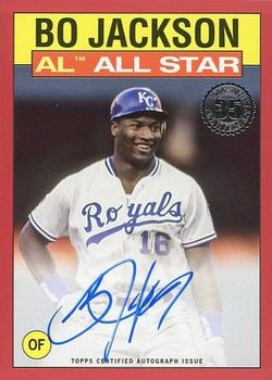 2021 Topps Update - 1986 Topps Baseball 35th Anniversary Autographs Red #86AS-BJ Bo Jackson Front