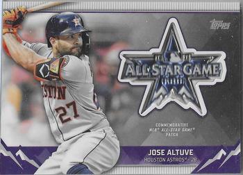2021 Topps Update - 2021 MLB All-Star Game Commemorative Sleeve Logo Patch #ASGP-JAL Jose Altuve Front
