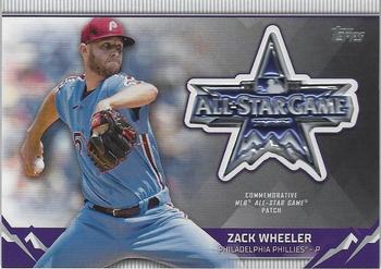 2021 Topps Update - 2021 MLB All-Star Game Commemorative Sleeve Logo Patch #ASGP-ZW Zack Wheeler Front
