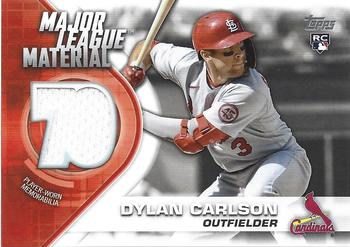 2021 Topps Update - Major League Material Relics #MLM-DC Dylan Carlson Front