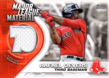 2021 Topps Update - Major League Material Relics #MLM-RD Rafael Devers Front