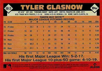 2021 Topps Update - 1986 Topps Baseball 35th Anniversary #86B-29 Tyler Glasnow Back