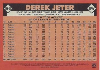 2021 Topps Update - 1986 Topps Baseball 35th Anniversary #86B-36 Derek Jeter Back