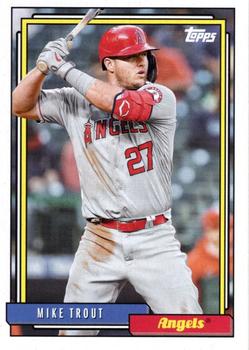 2021 Topps Update - 1992 Topps Redux #T92-3 Mike Trout Front