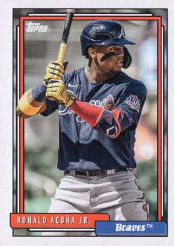 2021 Topps Update - 1992 Topps Redux #T92-6 Ronald Acuña Jr. Front