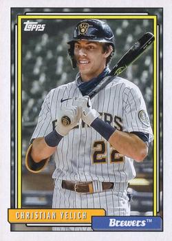 2021 Topps Update - 1992 Topps Redux #T92-28 Christian Yelich Front
