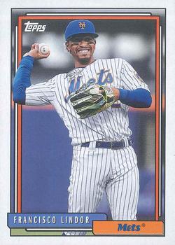 2021 Topps Update - 1992 Topps Redux #T92-30 Francisco Lindor Front