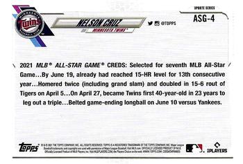 2021 Topps Update - 2021 MLB All-Stars #ASG-4 Nelson Cruz Back