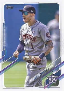 2021 Topps Update - 2021 MLB All-Stars #ASG-22 Carlos Correa Front