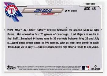 2021 Topps Update - 2021 MLB All-Stars #ASG-48 Joey Gallo Back