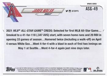 2021 Topps Update - 2021 MLB All-Stars #ASG-49 Jared Walsh Back