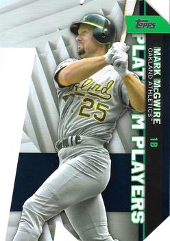 2021 Topps Update - Topps Platinum Players Die Cuts Blue #PDC-70 Mark McGwire Front