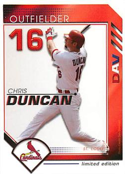 2007 DAV Major League #NNO Chris Duncan Front