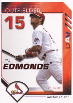2007 DAV Major League #NNO Jim Edmonds Front
