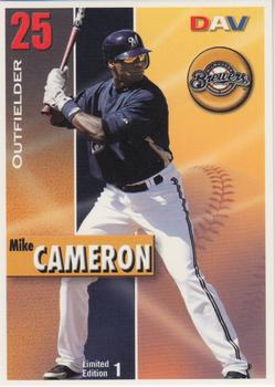 2008 DAV Major League #1 Mike Cameron Front