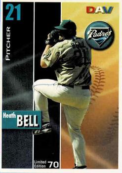 2008 DAV Major League #70 Heath Bell Front