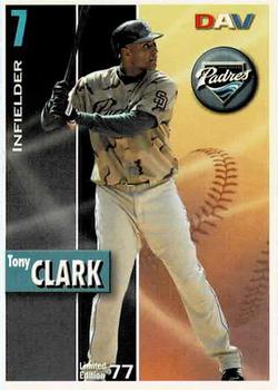2008 DAV Major League #77 Tony Clark Front