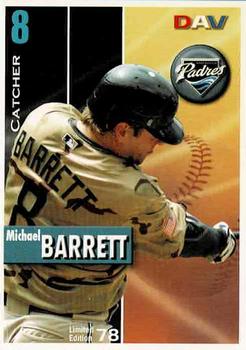 2008 DAV Major League #78 Michael Barrett Front