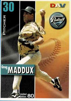 2008 DAV Major League #80 Greg Maddux Front