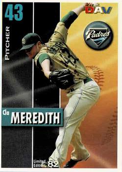 2008 DAV Major League #82 Cla Meredith Front