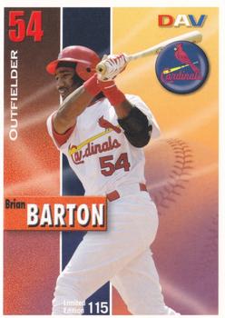 2008 DAV Major League #115 Brian Barton Front