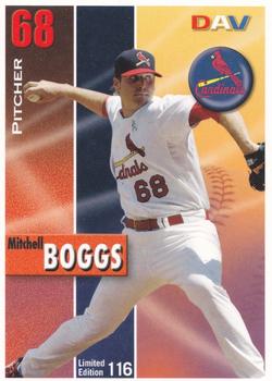 2008 DAV Major League #116 Mitchell Boggs Front