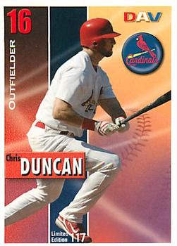 2008 DAV Major League #117 Chris Duncan Front