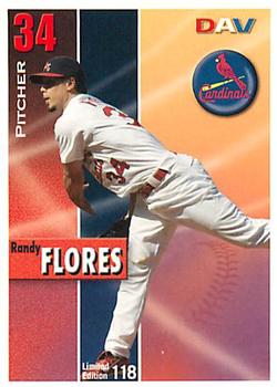 2008 DAV Major League #118 Randy Flores Front