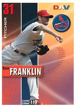 2008 DAV Major League #119 Ryan Franklin Front