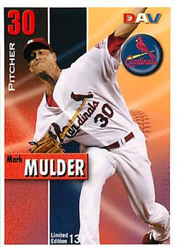 2008 DAV Major League #131 Mark Mulder Front