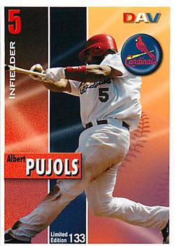 2008 DAV Major League #133 Albert Pujols Front