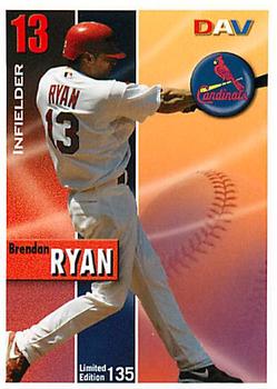 2008 DAV Major League #135 Brendan Ryan Front