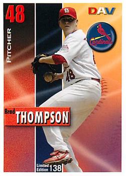 2008 DAV Major League #138 Brad Thompson Front