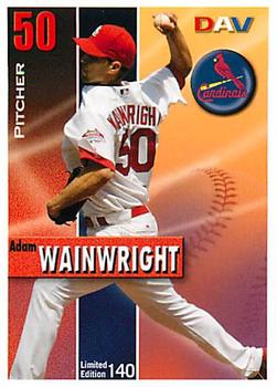 2008 DAV Major League #140 Adam Wainwright Front
