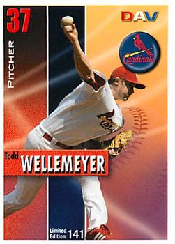 2008 DAV Major League #141 Todd Wellemeyer Front