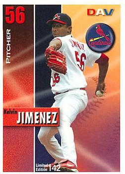 2008 DAV Major League #142 Kelvin Jimenez Front
