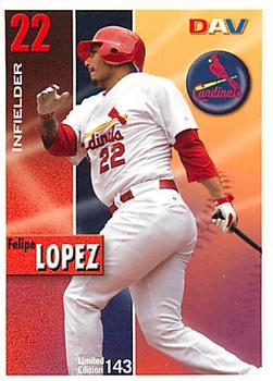 2008 DAV Major League #143 Felipe Lopez Front