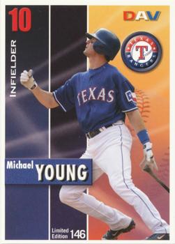 2008 DAV Major League #146 Michael Young Front