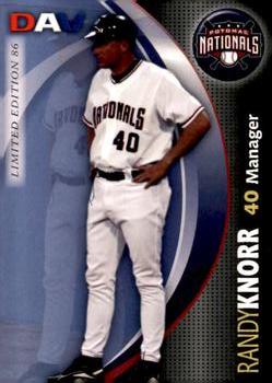 2008 DAV Minor League #86 Randy Knorr Front