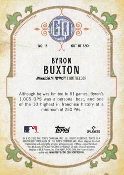 2022 Topps Gypsy Queen #13 Byron Buxton Back
