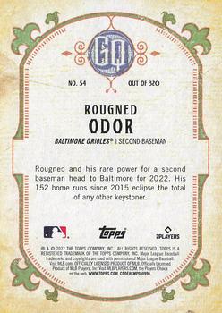 2022 Topps Gypsy Queen #54 Rougned Odor Back