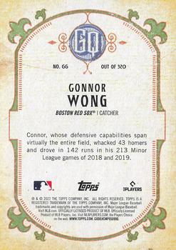 2022 Topps Gypsy Queen #66 Connor Wong Back