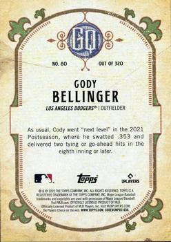 2022 Topps Gypsy Queen #80 Cody Bellinger Back