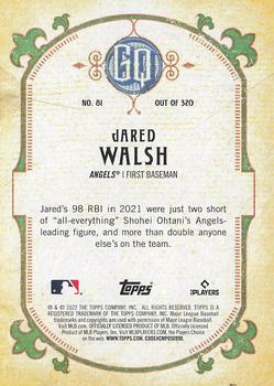 2022 Topps Gypsy Queen #81 Jared Walsh Back