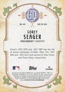 2022 Topps Gypsy Queen #122 Corey Seager Back